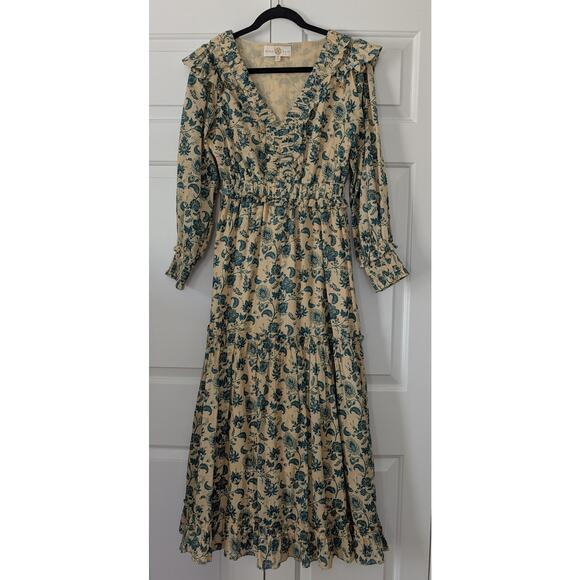 Anna Cate Long Cotton Ruffle Tiered Maxi Dress - Picture 1 of 11